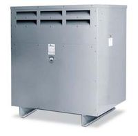 Acme Electric T2A533401S Dry Type Distribution Transformer, 3 Phase, 480V Delta Primary Volts, 240V Delta/120V Tap Secondary Volts, 60 Hz, 6 kVA