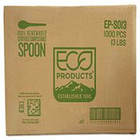 - Plantware Renewable & Compostable Cutlery, Knife, Pearl White, 1000/Carton