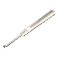 uxcell V Shaped Stitching Groover DIY Craft Tool Working Hand Leather Edge Skiving Leathercraft Tool 95mm
