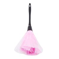 Guoshang Turkey Feather Duster and Microfiber Cloth with Long Plastic Handle Cleaning Brush Tool