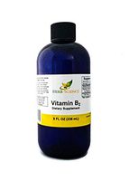 Liquid Vitamin B2 Riboflavin Drops, Alcohol-Free Liquid Extract Support Digestion, Maintain Proper Energy Levels, Boost Collagen Production for Healthy Hair, Nails, Skin, Herb-Science (8 oz)