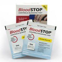 BS-IX-14 Gauze Bloodstop iX Advanced Hemostatic 2x2" 12 Per Box Part No. BS-IX-14 by- Lifescience Plus