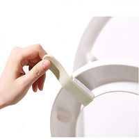 Bbshoping 5PCS Bath Seat Toilet Seat Lifter Toilet Seat Cover Lifter Handle Avoid Touching Self Adhesive Hygiene Clean Supplies CoverToilet Seat Lifter-Color Random