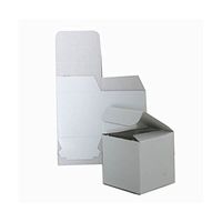 JAM PAPER Open Lid Gift Boxes - 3 x 3 x 3 - White - Sold Individually