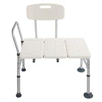 SHUTAO 3 Blow Molding Plates Aluminium Alloy Elderly Bath Chair White