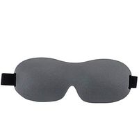 KikiLuna Eye Mask for Sleeping, 3D Contoured Sleep Mask for Women and Men,Lightweight and Comfortable Soft Eye Cover for Night Sleeping, Travel, Nap, Shift Works (Gray)