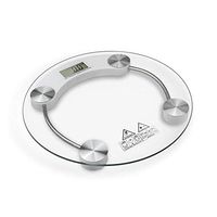 180KG /100G High Strength Toughened Glass 4-Digits LCD Display Electronic Weighting Scale Transp