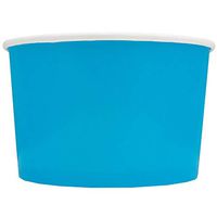 Blue Paper Ice Cream Cups - Large 20 oz Dessert Bowls - Perfect For Your Yummy Food & Treats - Frozen Dessert Supplies - 600 Count