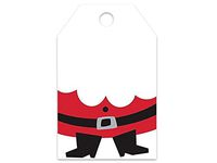 Holiday Gift Wrap - Christmas Gift Tags - 50 pk (It's Santa)