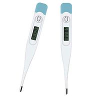 2Pcs Digital Medical Thermometer for Baby Adult - Accurate Fast Read Thermometer and Fever Indicator, Oral Rectal Thermometer