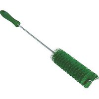Vikan 53782 Stiff Tube Brush, Polyester, 1-19/32" x 20" OAL, Green