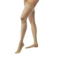 Jobst® Women's UltraSheer Moderate Support Thigh Highs, Pair IVORY LARGE