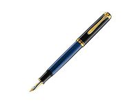 Pelikan PK-M400BK/BL-M Luxury Souveran M400 Fountain Pen - Black/Blue