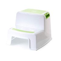Toilet stool Kids Plastic Stool Bath Home Non-Slip Bathroom Toilet Padded (Color : Green)