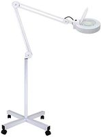 Handheld Magnifier Four Floors Glare Magnifying Glass, LED shadowless lamp, high-end Atmosphere Multipurpose Personal Magnifier