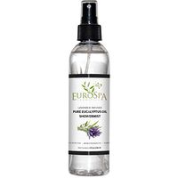 EuroSpa Aromatics Pure Eucalyptus Oil ShowerMist and Steam Room Spray, All-Natural Premium Aromatherapy Essential Oils - Lavender Infused, 8oz