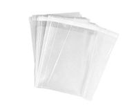 100Pcs 4.5" x 5.5" Clear Cello/cellophane Self-adhesive Sealing Treat Bags Gift Packing Supplies For Bakery Candle Soap Cookie