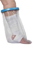 Med-Aid Premium Quality 100% Waterproof Cast Cover/Bandage Protector - Short & Wide Leg Cover for Adults - 0A4 (US Brand)