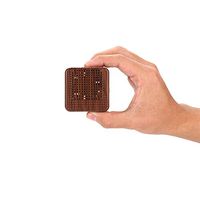 Wood Grain Portable Diffuser for Essential Oils – Car or Travel, Mini Size, Quiet, Waterless, Re-chargeable Battery or USB (dark brown)