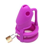 Bantie Male Çhástîty Device for Men, Adjustable Ring for Convenient Use (Purple)