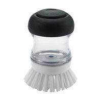 OXO 36481 Good Grips Soap Dispensing Palm Brush,Black/Clear/White,1EA