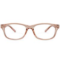 In Style Eyes Seymore Retro BiFocal Reading Glasses Clear Rose 1.00