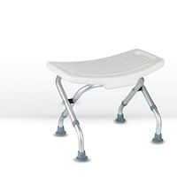 LCF Foldable Bath Chair Shower Bench Without Back Portable Safety Shower Stool Bathroom Seat Aluminum Alloy Bath Chair Disability Aid Health Care Tool