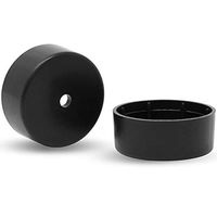 Pivit Universal Walker Glide Caps, Black (Pack of 2) | Glide Easily Over Doorways, Sidewalks and Carpets | Easy to Install Fits Most Brand Walkers | Protects Your Floors From Scratches and Scuff Marks