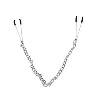 Breast Clip Vágǐnálné Clip Flirting Long Chain N~ípplê Clamps Metal Long Chain N~ípplê Clamps Tweezers