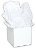Acid-free White Tissue Paper 15 x 20", Pack of 20 Sheets