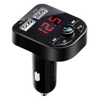 Bluetooth Car Kit FM Transmitter MP3 Player Wireless Media Player Car Dual USB Charger