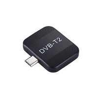 Calvas OPQ-Mini Portable Micro-Usb Dvb-T2 & Dvb-T Android Tv Tuner Stick Dongle Receiver For Samsung Htc Android Phone - (Color: Black)