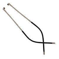 1 Pair Vintage Eyeglass Metal Frame Temple Reading Glasses Replacement Temple, Silver