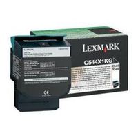 Lexmark C544X1KG C544 C544dn C544dtn C544DW C544n X544 Toner Cartridge (Black) in Retail Packaging