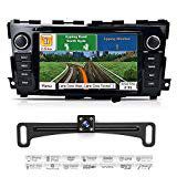 2013-2017 Nissan Altima Indash Car GPS Navigation with Backup Camera Radio Bluetooth Stereo DVD CD Player 8 inch Touchscreen Headunit Receiver SD Deck Infotainment System w/ Copyrighted iGo Primo Maps