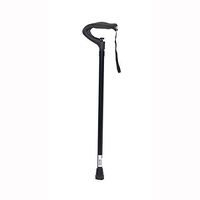 One Push Button Walking Cane - 27"- 40" Adjustable Height- 300 lb Weight Capacity
