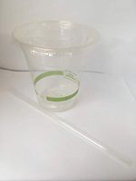 World Centric's Compostable Corn PLA Cold Cup Combo: 24 Ounce PLA Cups, PLA Lids, and Wrapped PLA Straws (100 SETS: 300 UNITS)