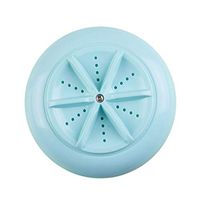 Belloc Mini Washing Machine Spin Portable Ultrasonic Turbine Dryer Laundry Washer (Blue)