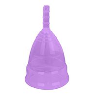 DXJJ Silicone Menstrual Cup Alternative to tampons Transparent Reusable Period Cup,4PCS,L
