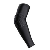 XNWH Men's Outdoor Basketball Honeycomb Anti-Collision Arm Guards Moisture Wicking Sports Compression Arm Sleeves