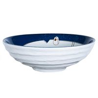 Jiale Ceramic Japanese Bowl-HJAC Household Personality Ramen Bowl Vintage Salad Bowl Large Capacity (7.48×2.36 Inches)