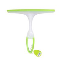 Yardwe Window Squeegee Cleaning Tool Handheld Water Wiper Scraper Glass Scraping Tool for Car Bathroom Living Room (Green)
