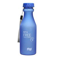 Braceus 550ML Candy Color Water Bottle Portable Leakproof Sport Outdoor Travel Healthy Drinking Cup (Darkblue)