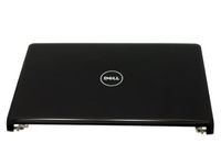 H0R52 - Black - Dell Inspiron 1564 15.6" LCD Back Cover Lid Top with Hinges - H0R52 -Grade B