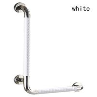 300kg Bathroom Handrail, 1.3mm Stainless Steel Shower Bars, Shower Bars Safety Belt Anti-Skid Particles, Normal Temperature Handle + Antibacterial Nylon Sleeve, Anti-Fall Anti-Static.