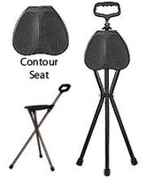 Seat Cane Black with Contour Seat