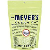 Mrs. Meyer's Clean Day Automatic Dish Packs, Lemon Verbena, 20 ct, (Pack of 6)