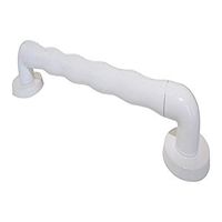 Keeney PP19950 16 In. Interlock Polymer Grab Bar, White