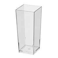 Party Essentials Miniware Mini Plastic Appetizer/Dessert Cups, Clear