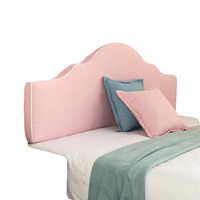 LPD-Bed backrest Cushion Backrest Cushion Bedside Fit The Bed Without BedHead Lumbar Support Linen Zipper Design (Color : Pink, Size : 100X50X8CM)